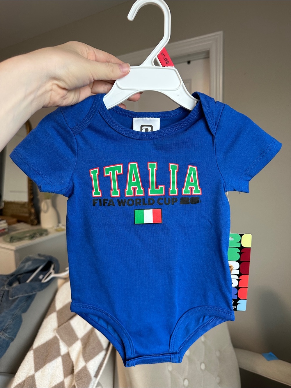 Italia FIFA World Cup Blue Baby One-Piece